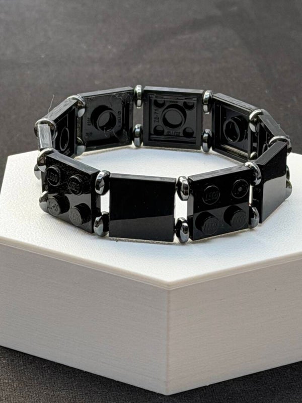 Bracelet homme noir fait main — LeKlic en briques LEGO®