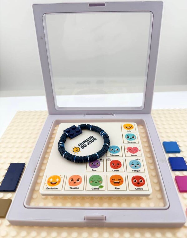 Kit bracelet enfant de l'humeur fait main — LeKlic en briques LEGO®