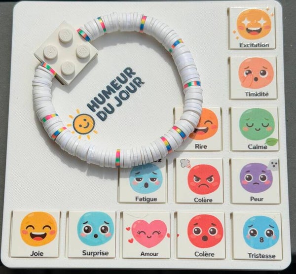Kit bracelet enfant de l'humeur fait main — LeKlic en briques LEGO®