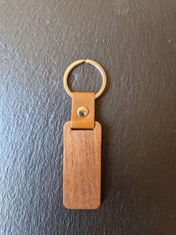 Houten sleutelhanger