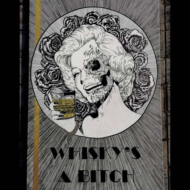 WHISKY'S A BITCH 'DEN OSSE GULLEGEM'
