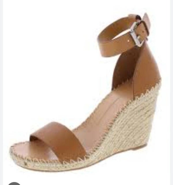 Plataformas saco y beige size 7