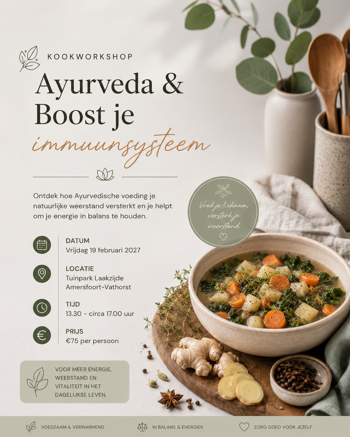 Kookworkshop Ayurveda & Boost je Immuunsysteem