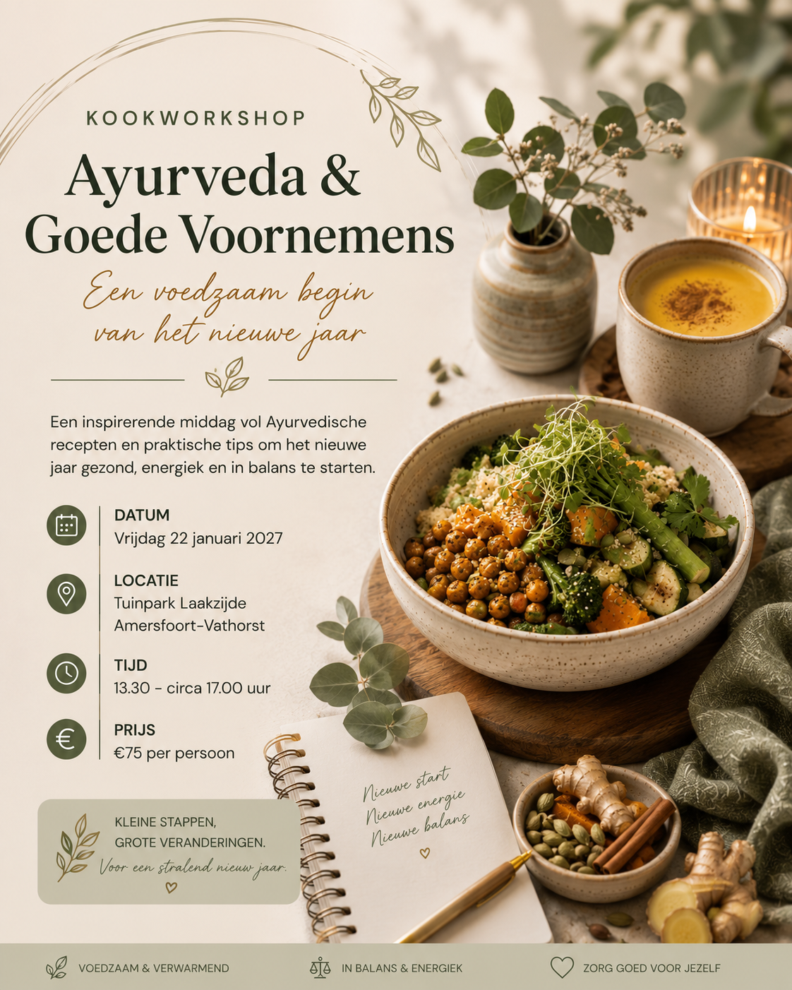 Kookworkshop Ayurveda & Goede Voornemens