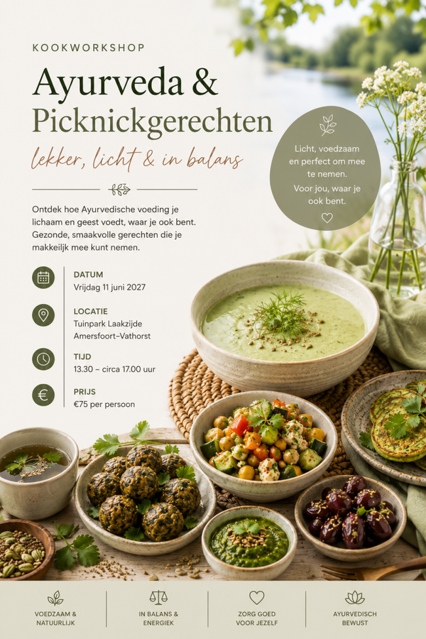 Kookworkshop Ayurveda & Picknickgerechten