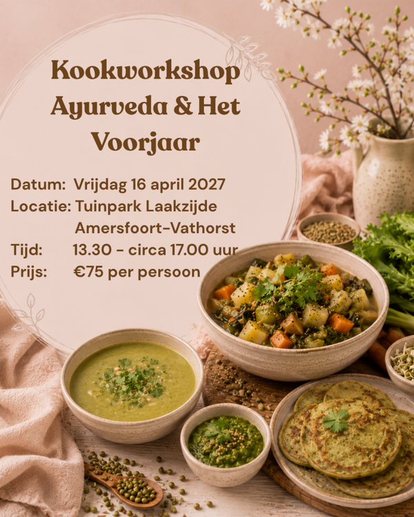 Kookworkshop Ayurveda & Het Voorjaar