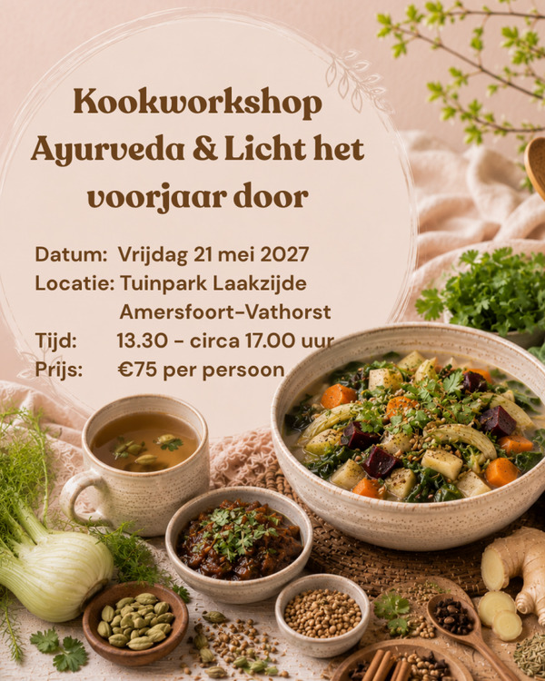 Kookworkshop Ayurveda & Licht het voorjaar door