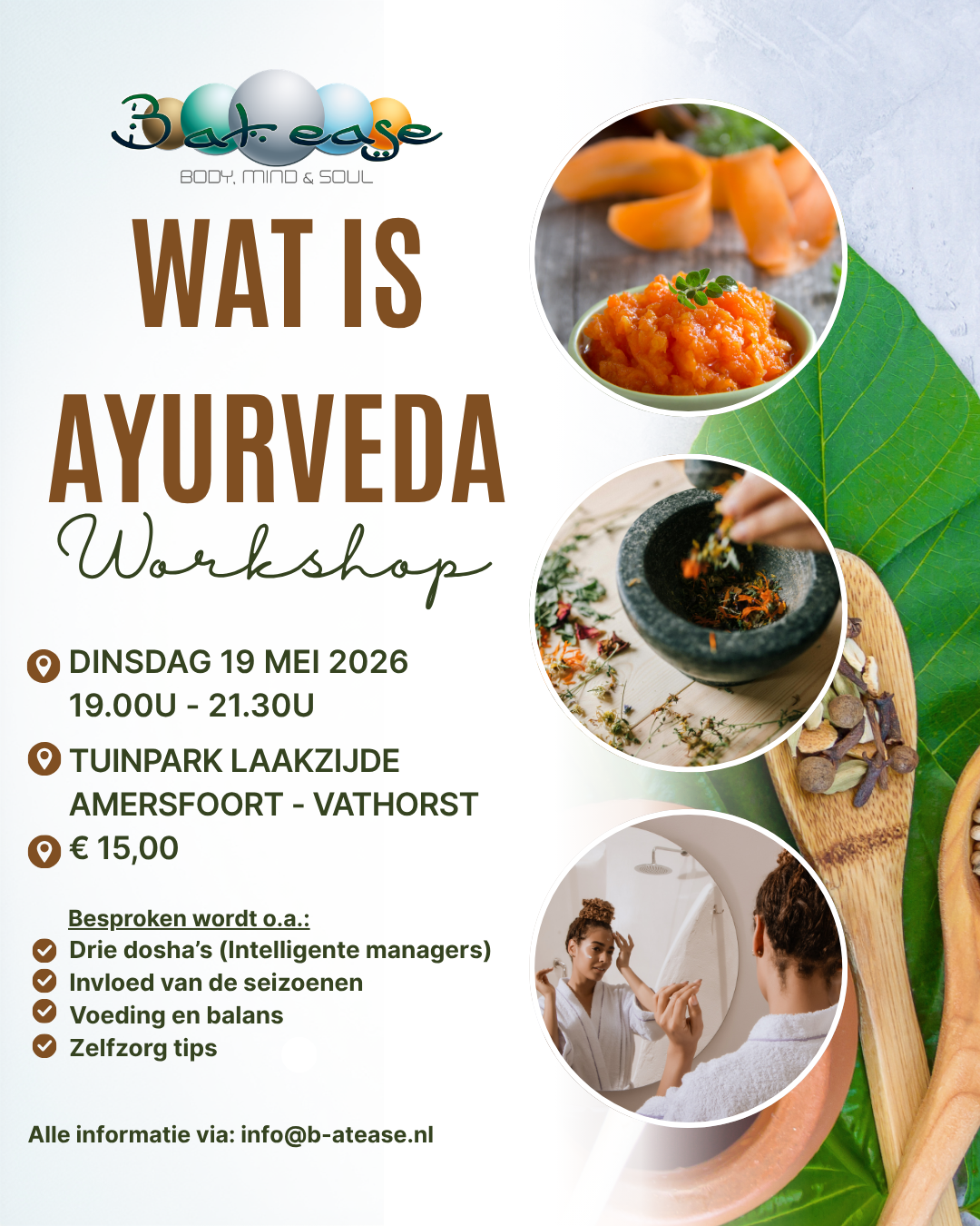 Workshop 'Wat is Ayurveda'