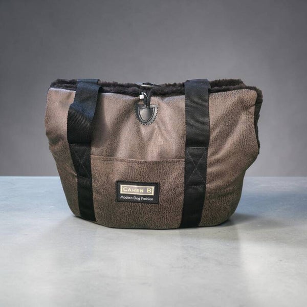 Caren B draagtas Leather Brown