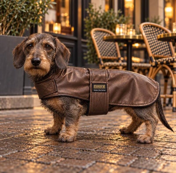 Caren B Teckeljas Cognac classic - regenjas