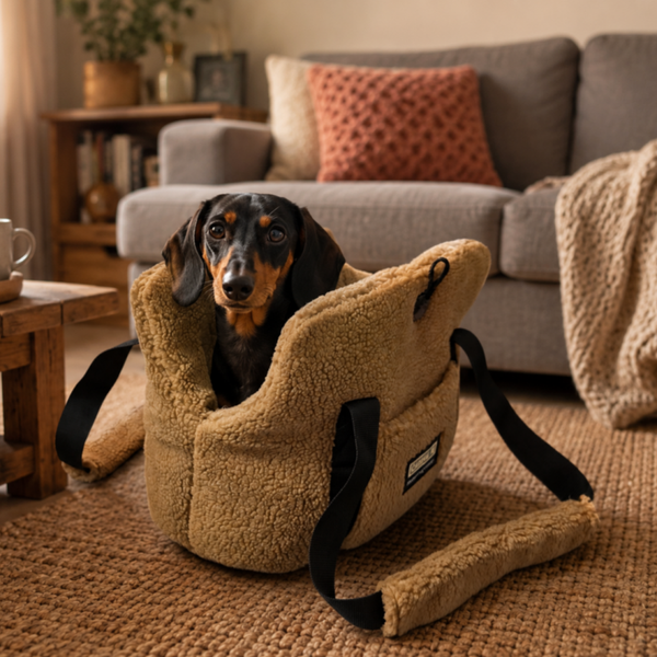 Caren B honden draagtas Mokka