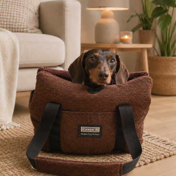 Caren B honden draagtas Rosso