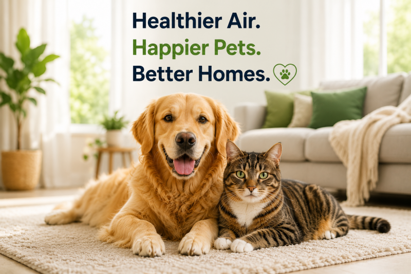 "Pet wellbeing assessment by BioShield360 helping identify indoor environmental factors such as allergens, odours, humidity and air quality issues that may impact the health and comfort of pets." 🐾