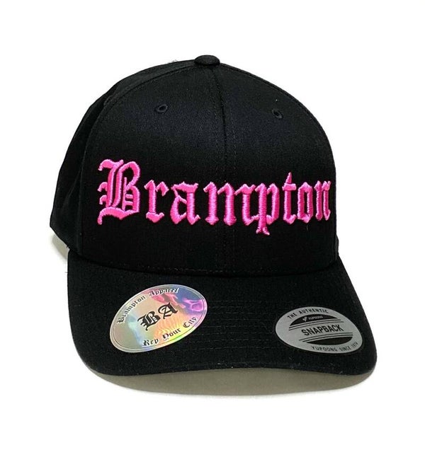 Original Brampton Ballcap - Black/HotPink