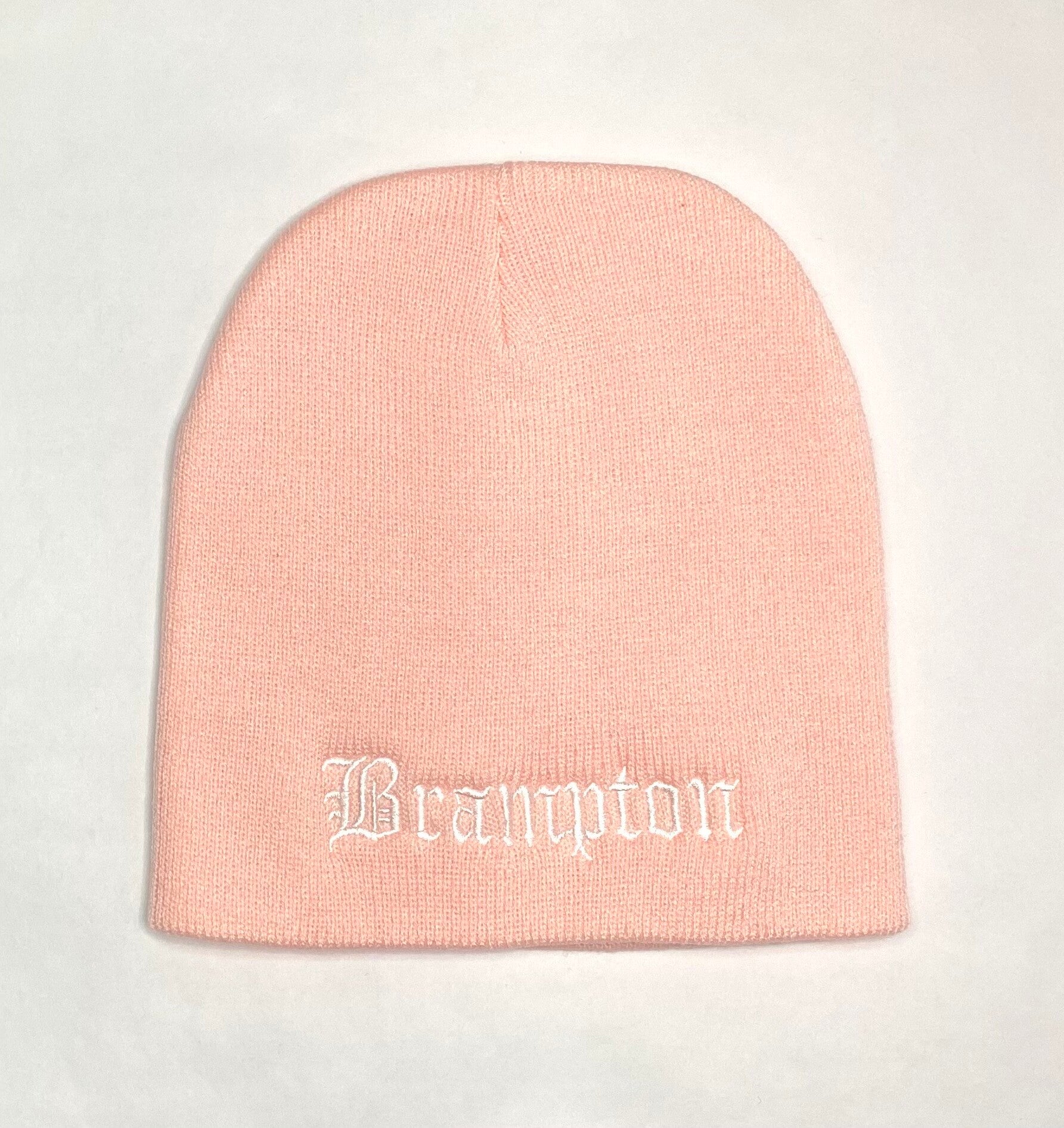 Original Brampton Toque - Blush Coral/White