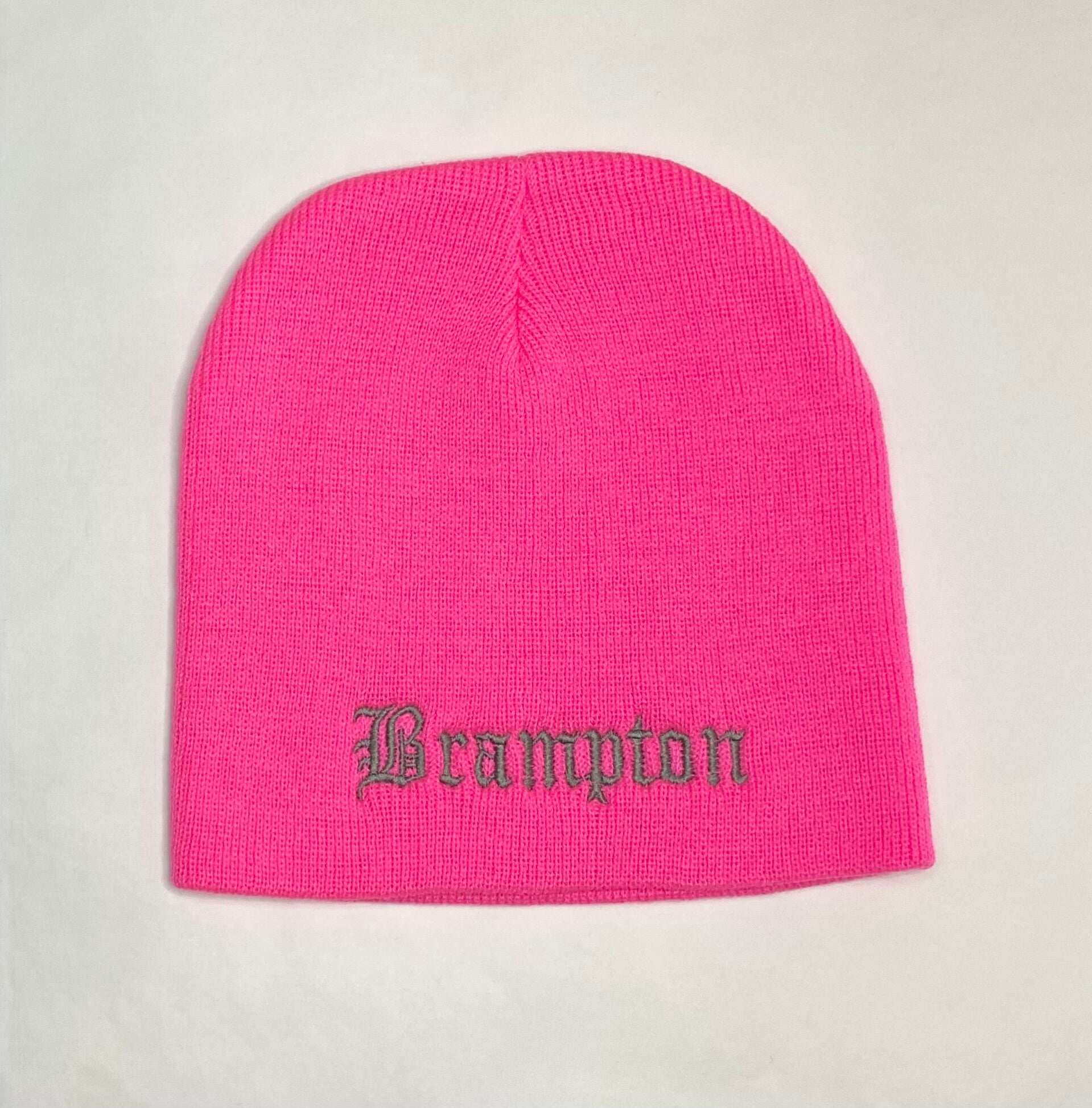 Original Brampton Toque - Hot Pink/Charcoal Grey