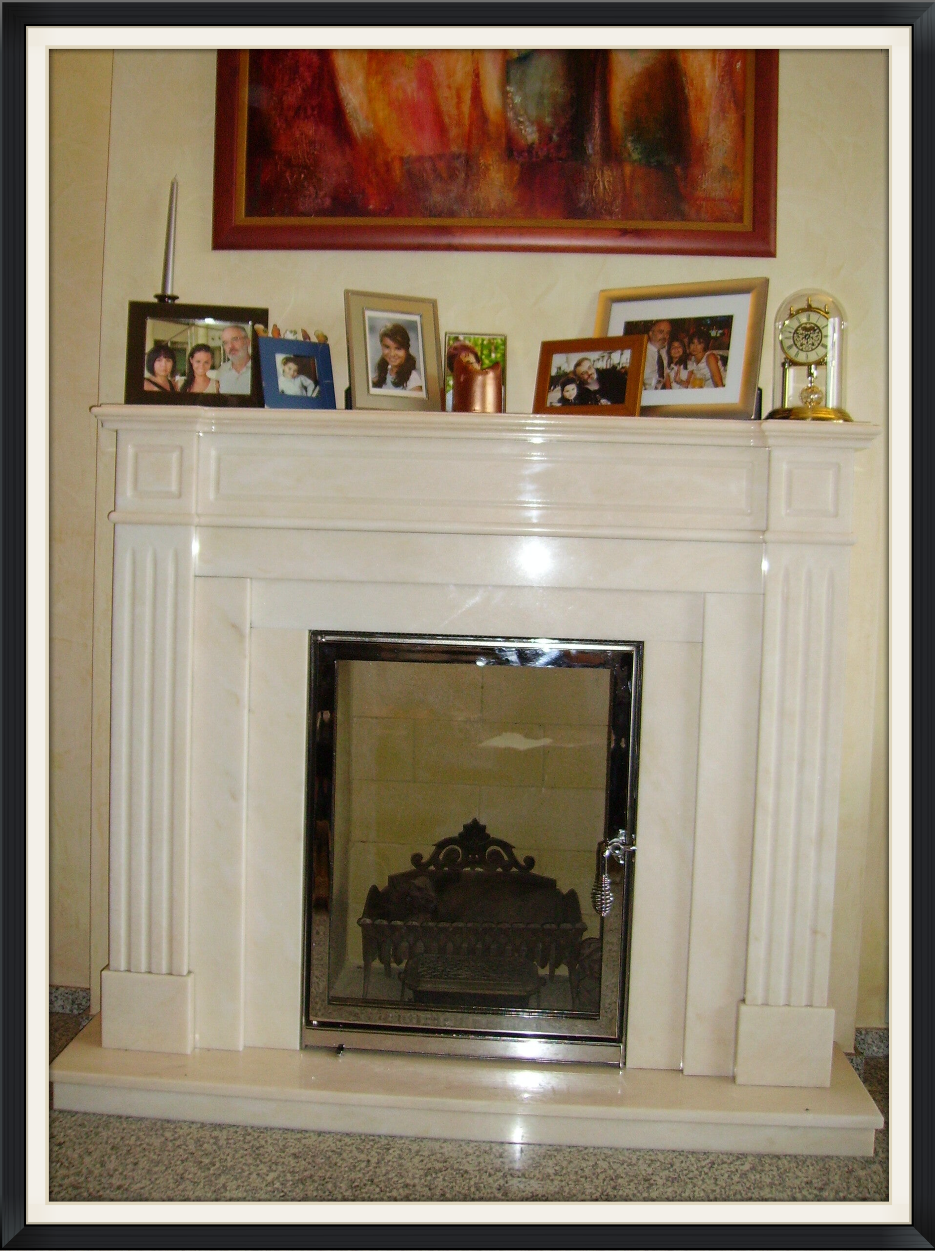 Kamin Brandschutz: Glastür auf Mass-Kaminverglasungen