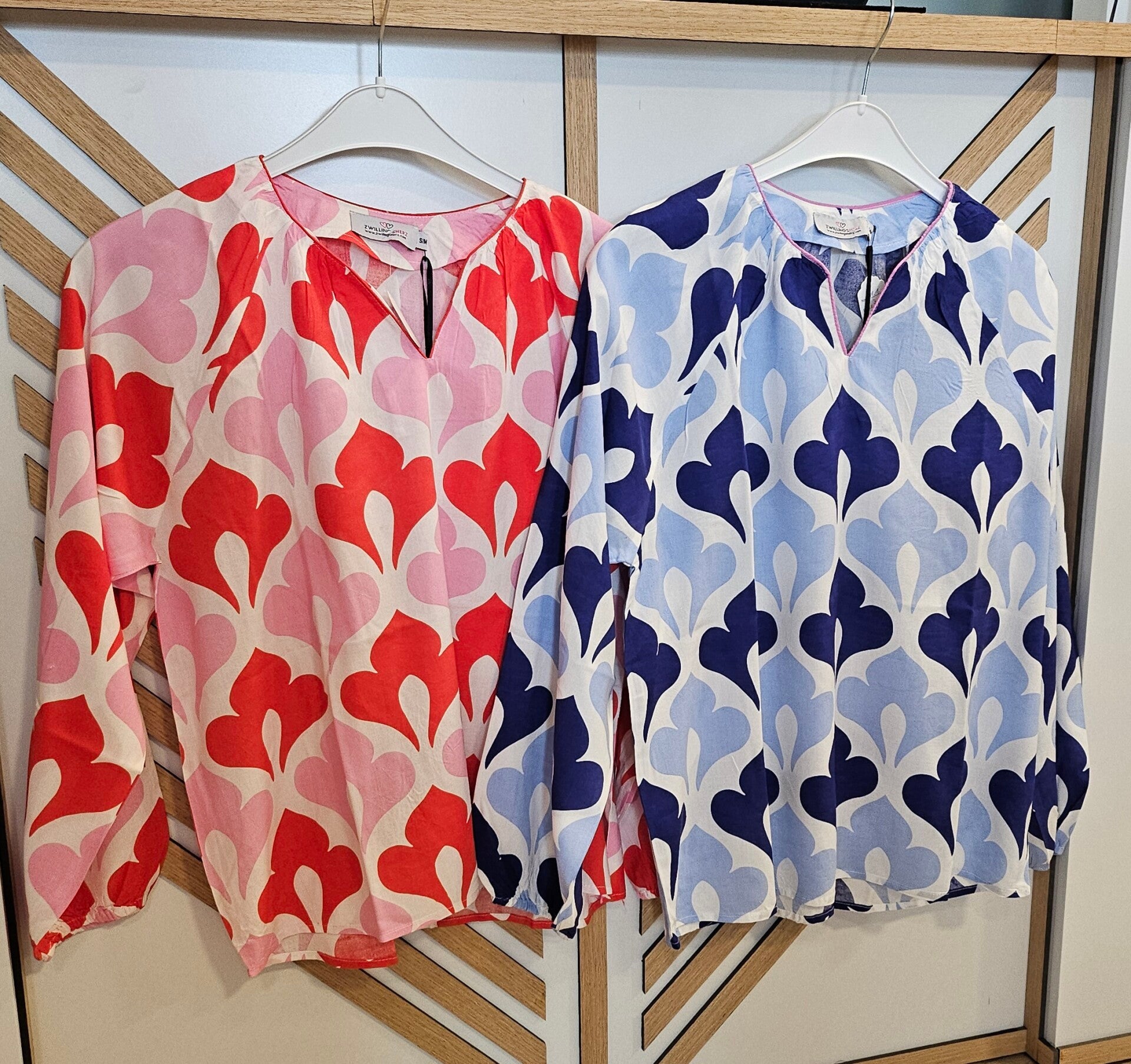 Zwillingsherz Bluse