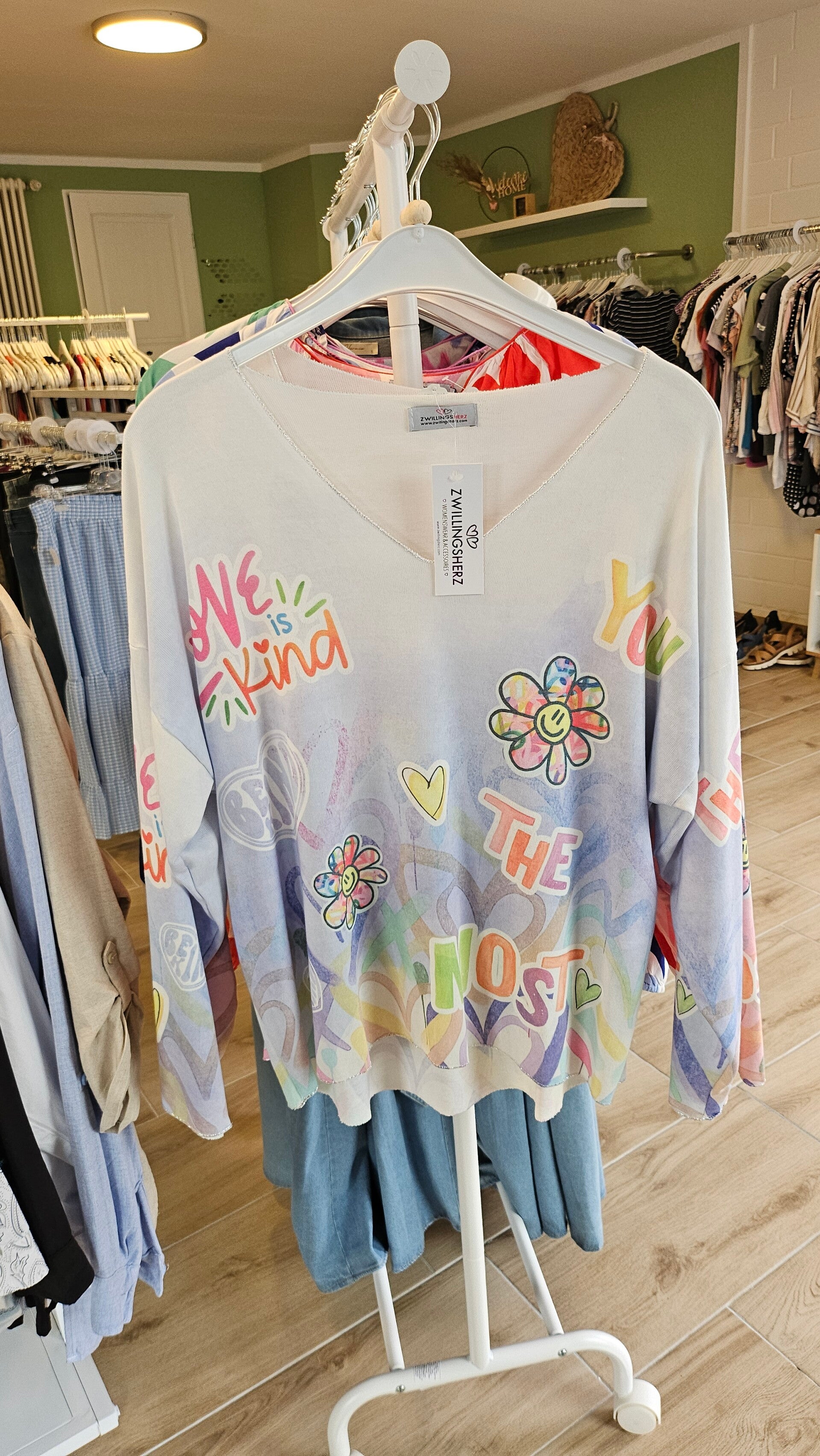 Zwillingsherz Sommerpullover