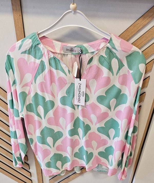 Zwillingsherz Bluse