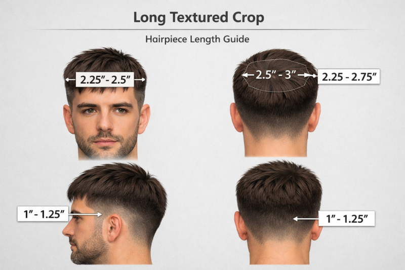 long textured crop guide