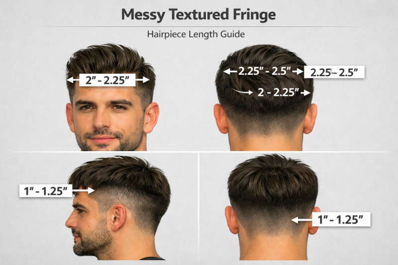 messy textured fringe guide