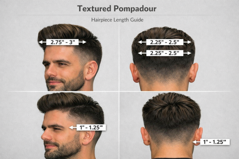 textured pompadour guide