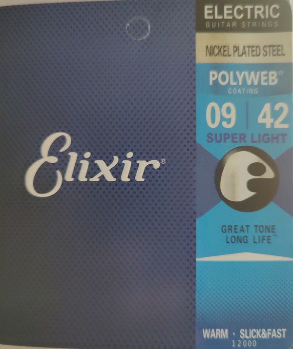 ELECTRIC GUITAR STRINGS ELIXIR POLYWEB