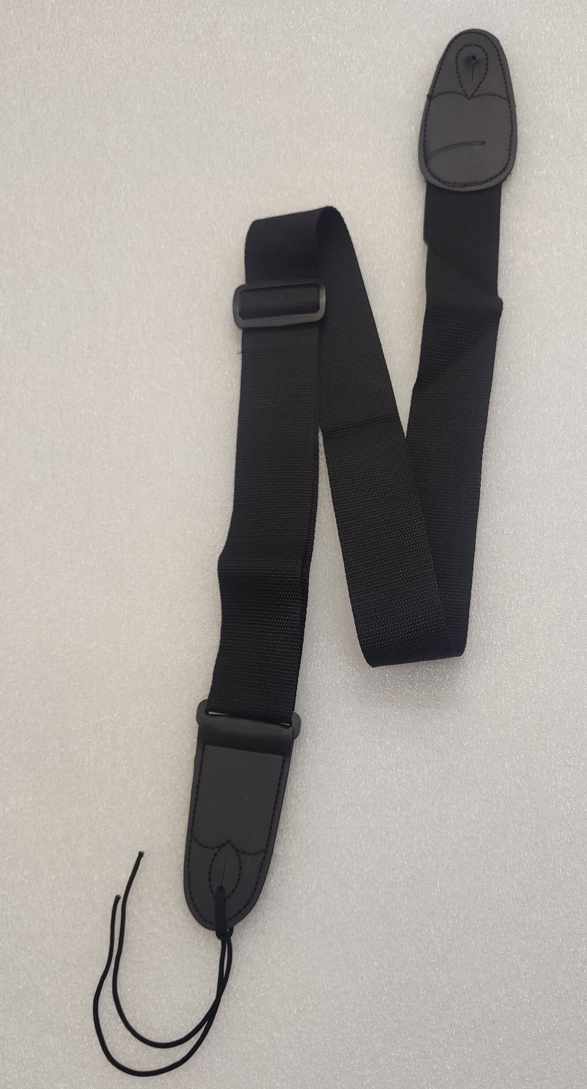 Black Guitar Strap Needful Strings LLC