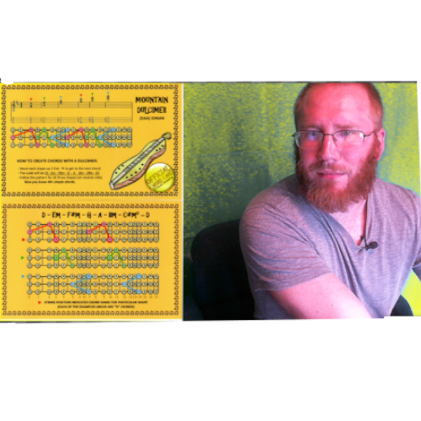 DAA Mountain Dulcimer Chord Card