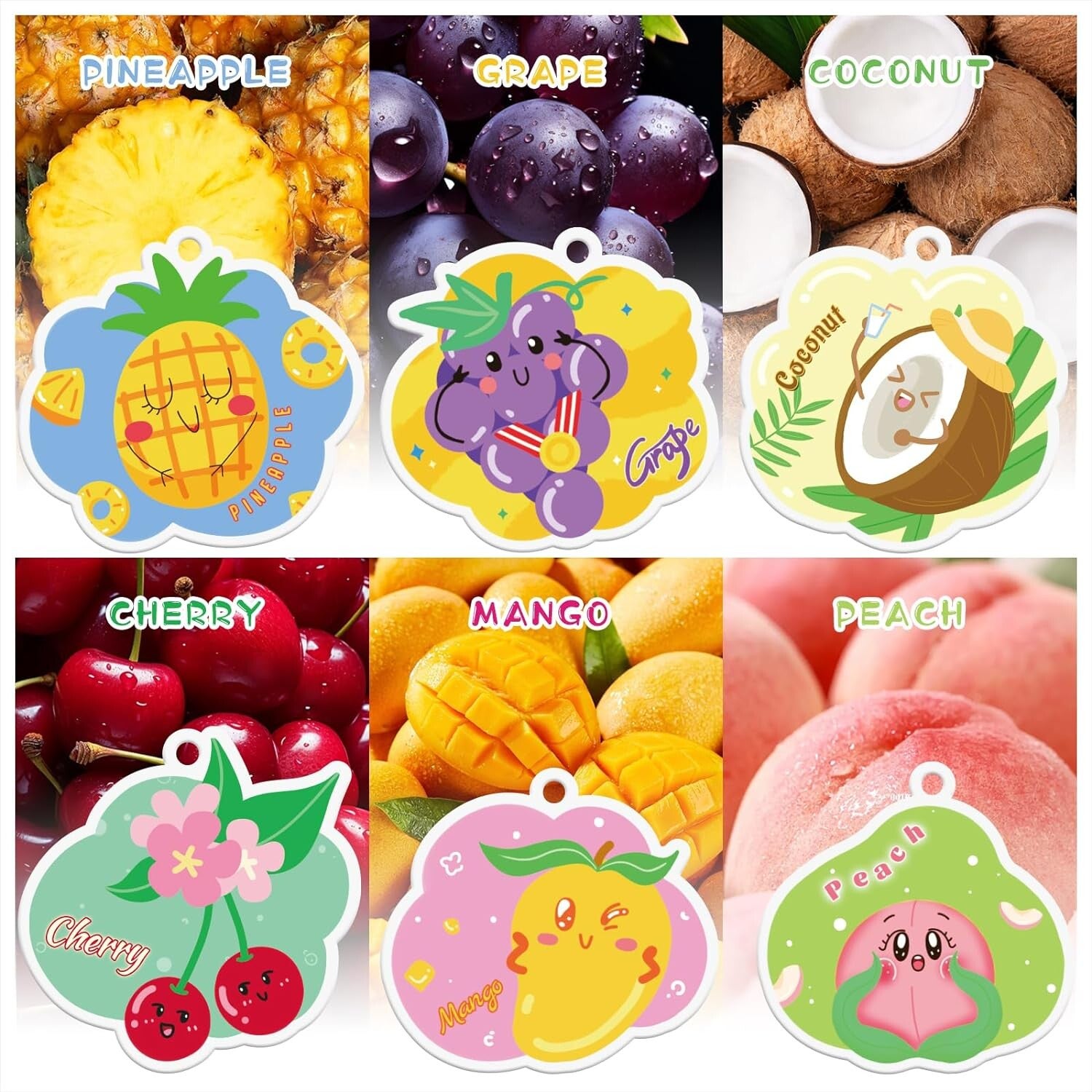 Désodorisants auto ou intérieur de maison. Lot de 6.