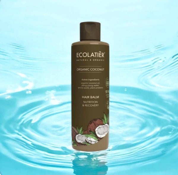 Baume capillaire nutrition et récupération à la noix de coco Bio