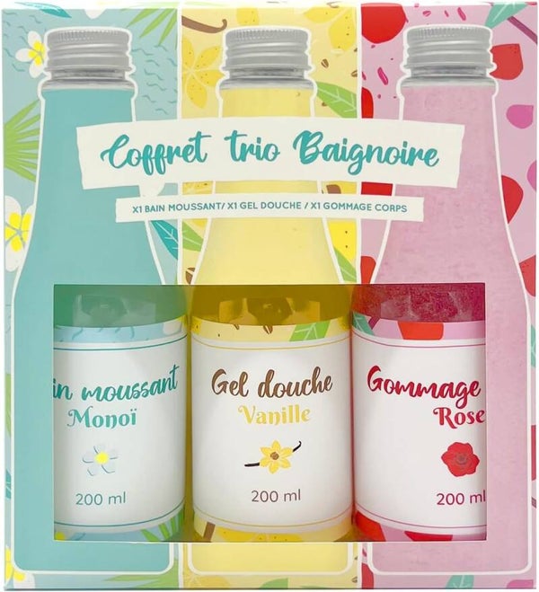 Coffret de 3 produits.