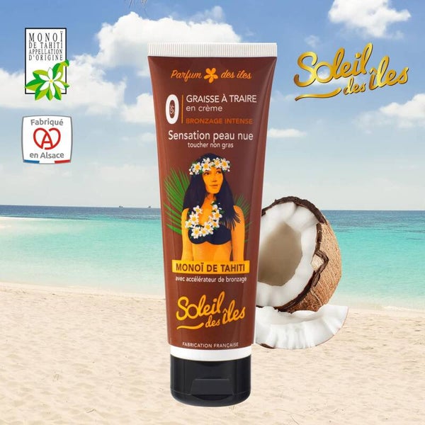 Graisse à traire au monoï, en tube