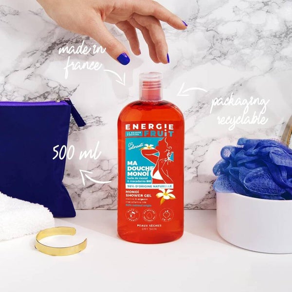 Gel douche ph neutre .Monoï & Macadamia BIO
