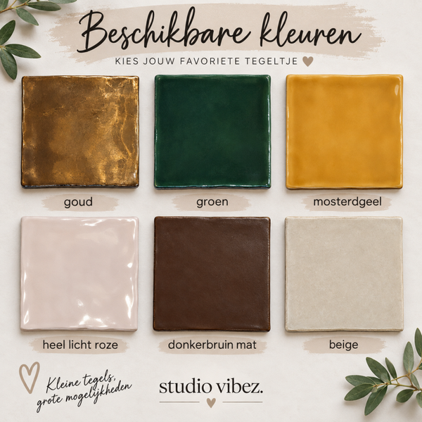 Tegeltje 10 x 10 cm – Gepersonaliseerd tegeltje, kies je eigen tekst