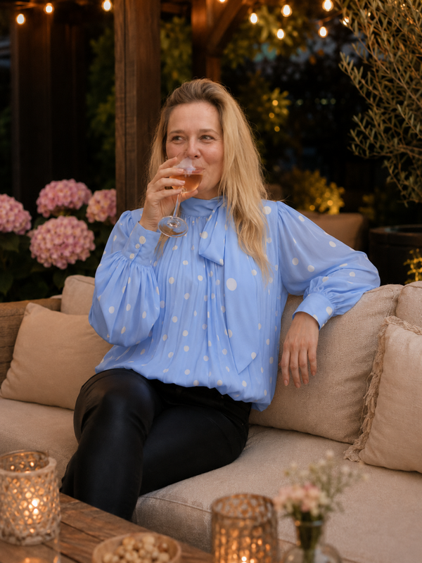 Blouse Camille | Blauw
