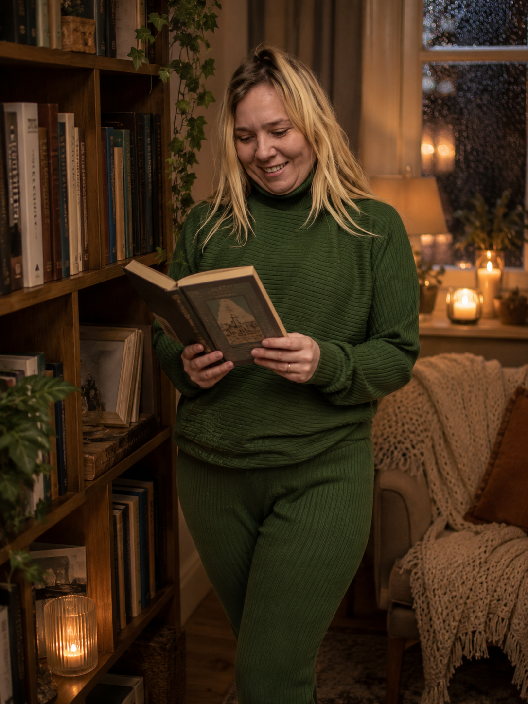 Cozy set Lisanne groen
