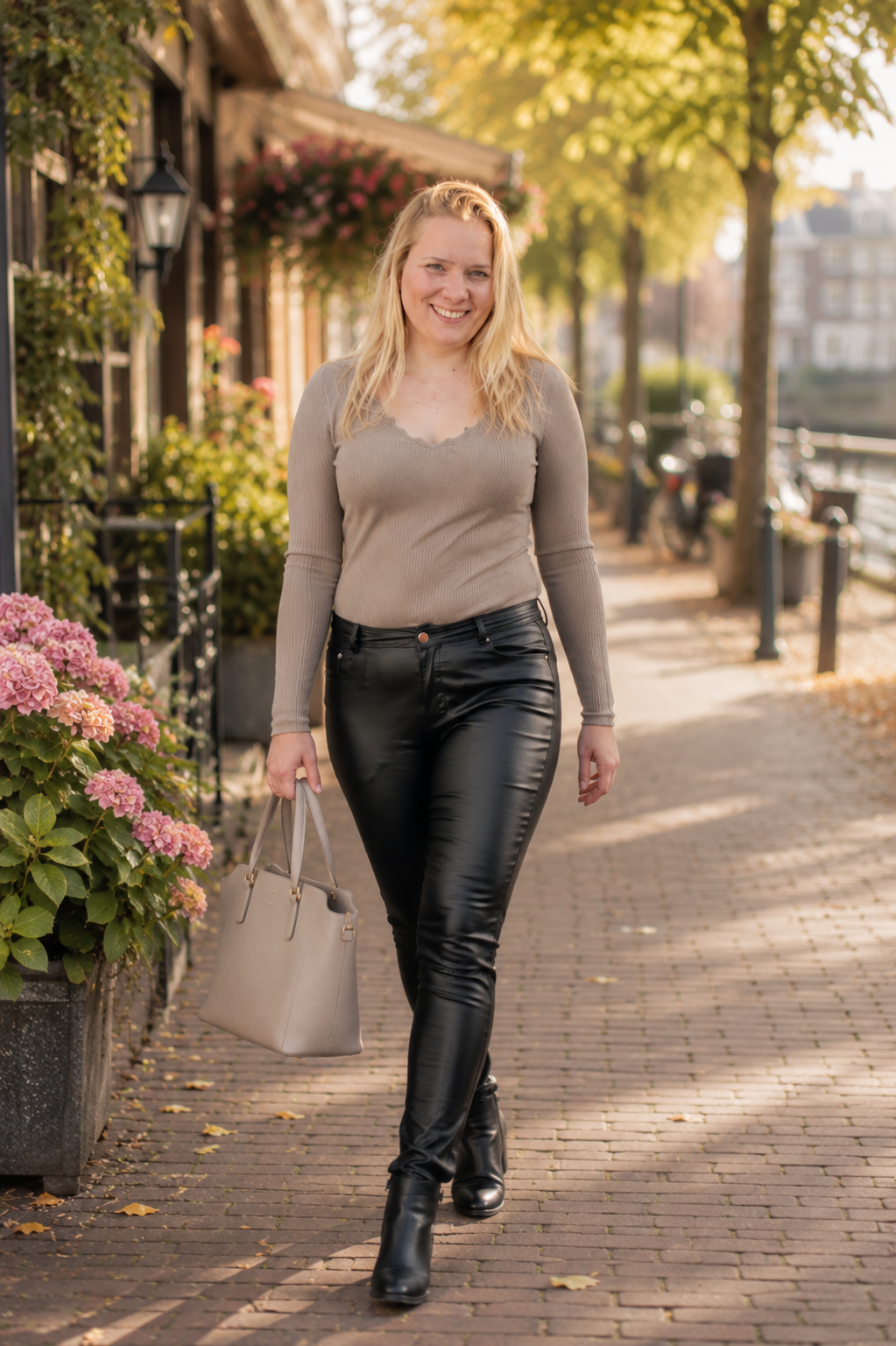 Leather jeans stella | 38