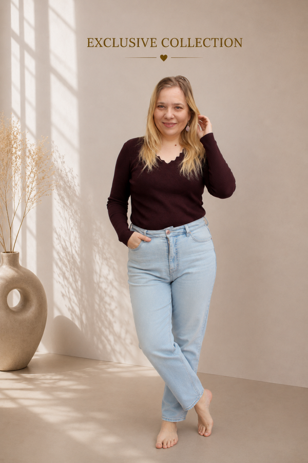 Ivy basic |  dark maroon