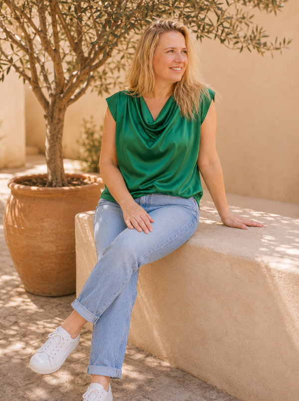 Top Vera | groen