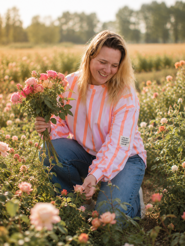 sweater Evi | Roze/oranje