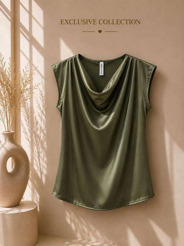 Top Vera | kaki groen