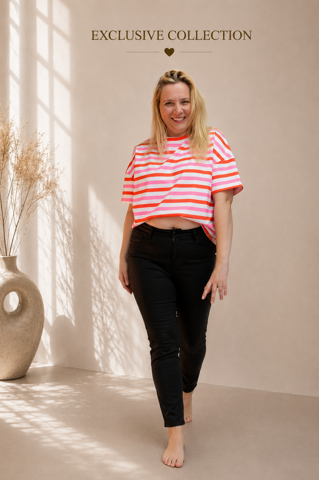 Stripe Orange | Sandra
