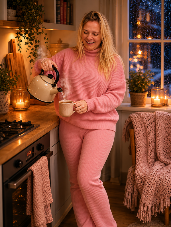 Cozy set Lisanne roze