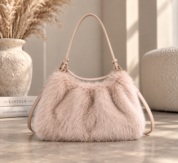Lady Fluffie tas | Roze