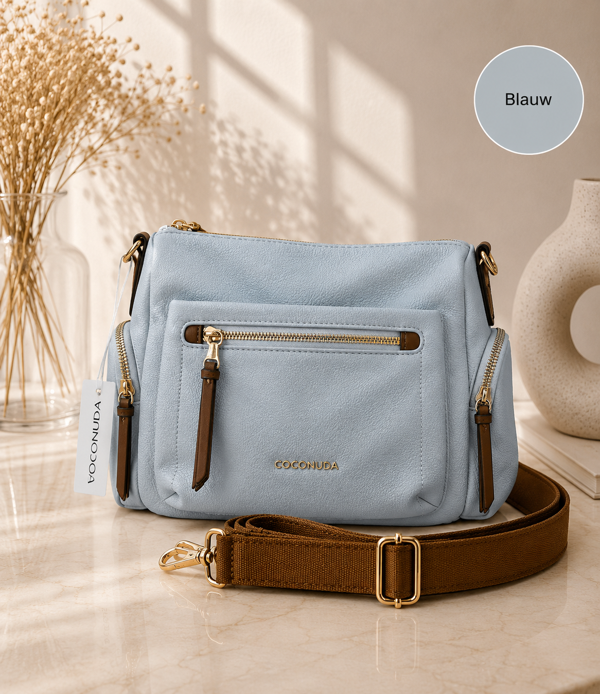 Tas Fleur | baby blauw