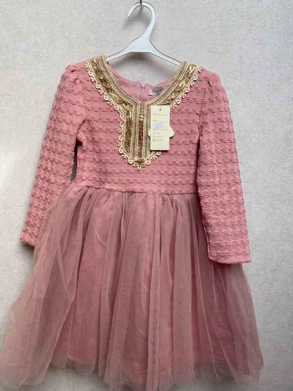 Aurélia jurkje Oud roze 6  jaar