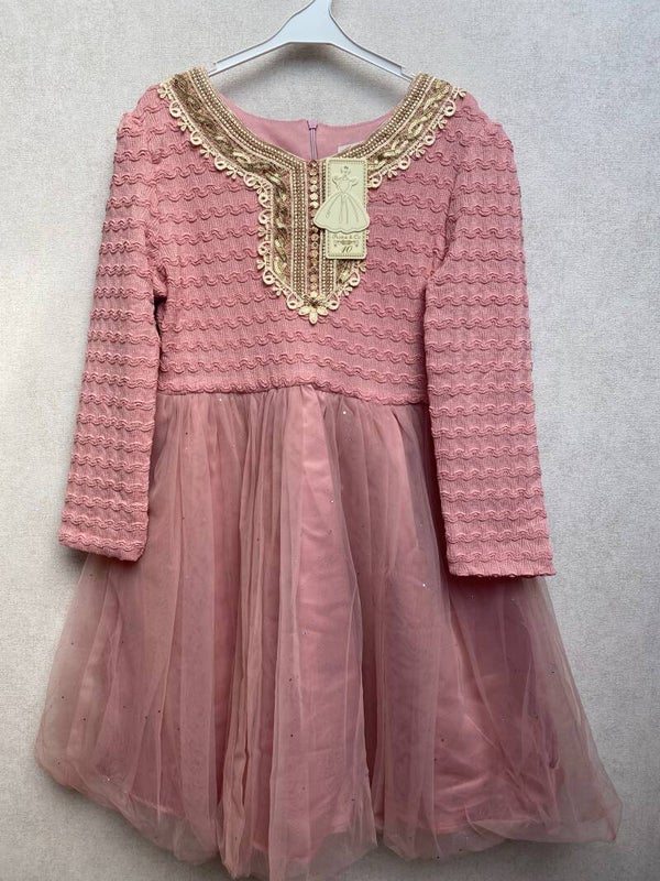 Aurélia jurkje Oud roze 10 jaar