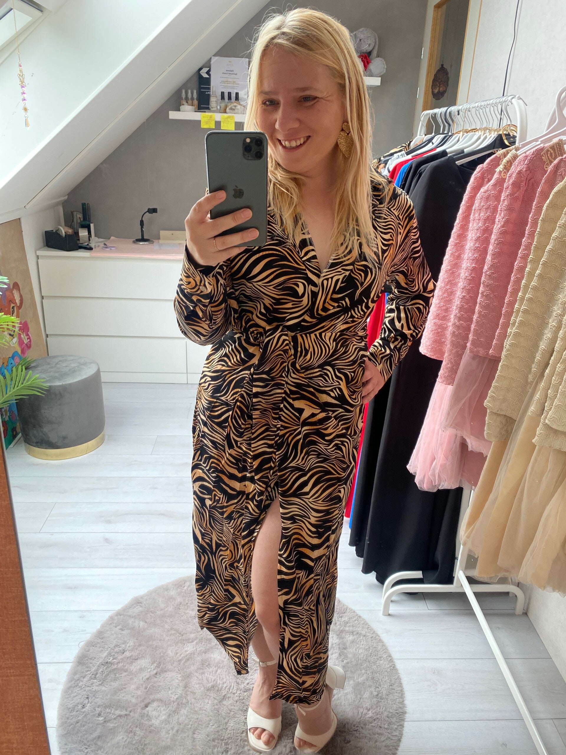 Savannah dress  Tijger L/XL